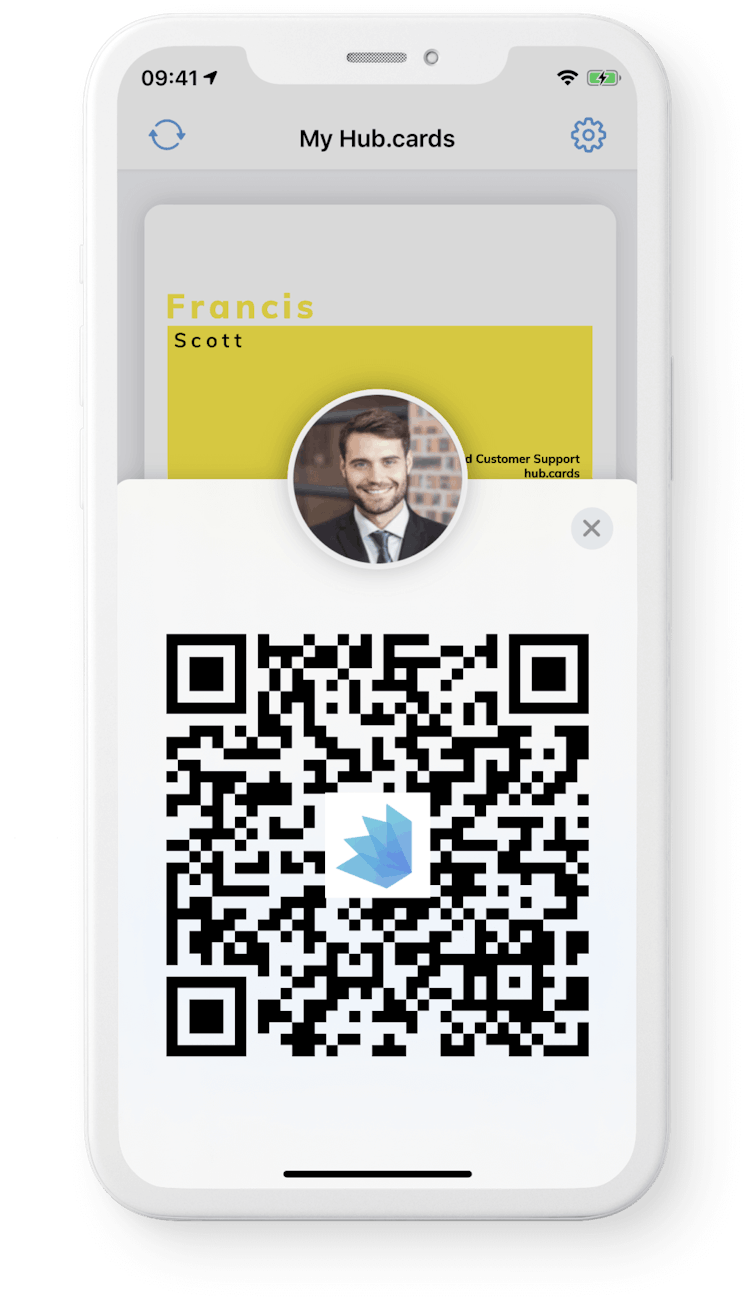 Share your business card with hub.cards
